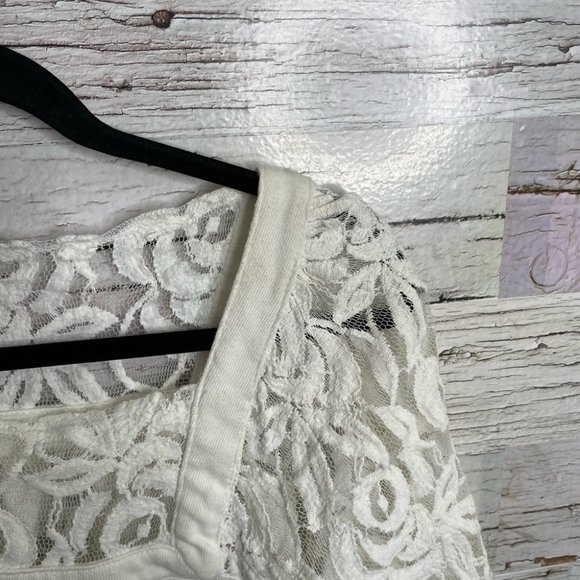 We the free people white crop blouse lace size small - Picture 4 of 12